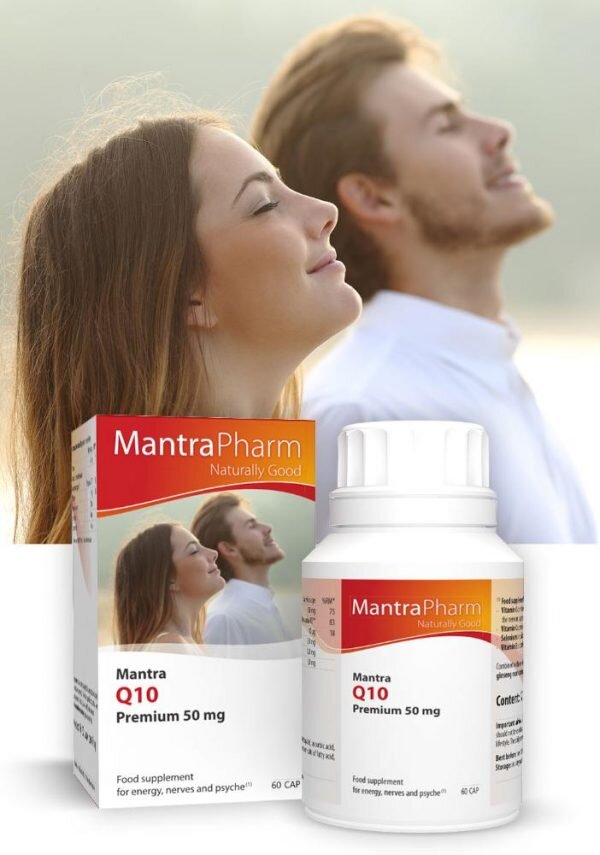 Mantra Q10 Premium 50 mg цена и информация | Vitaminai, maisto papildai, preparatai gerai savijautai | pigu.lt