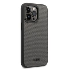 Чехол TUMI Aluminium Carbon Pattern Case для iPhone 14 Pro Max, черный цена и информация | Чехлы для телефонов | pigu.lt