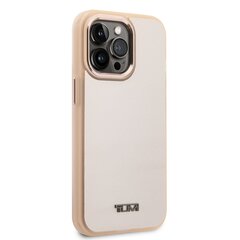 Tumi Aluminium Carbon Pattern Case, skirtas iPhone 14 Pro Max, rožinis kaina ir informacija | Telefono dėklai | pigu.lt