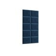 Комплект мягких настенных панелей NORE Quadratta Monolith 77, синий цвет
