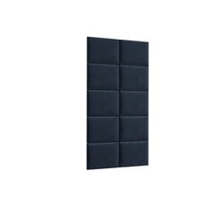 Minkštų sienos plokščių komplektas NORE Quadratta Monolith 79, mėlynas kaina ir informacija | Minkštos sienų plokštės | pigu.lt
