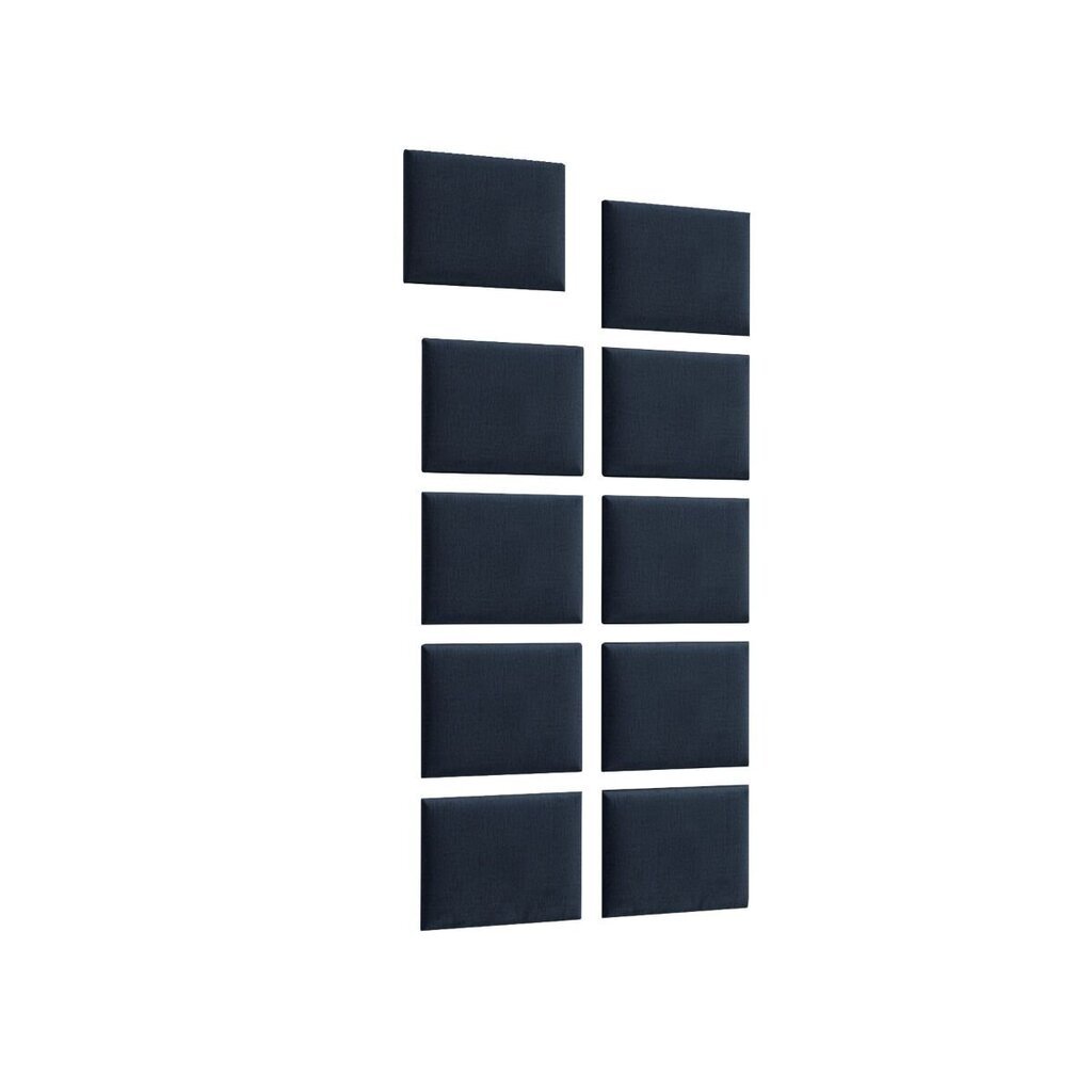 Minkštų sienos plokščių komplektas NORE Quadratta Monolith 79, mėlynas цена и информация | Minkštos sienų plokštės | pigu.lt