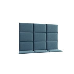 Minkštų sienos plokščių komplektas NORE Quadratta Monolith 76, mėlynas kaina ir informacija | Minkštos sienų plokštės | pigu.lt