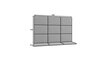Minkštų sienos plokščių komplektas NORE Quadratta Monolith 97, pilkas kaina ir informacija | Minkštos sienų plokštės | pigu.lt