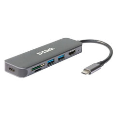 USB-разветвитель D-Link DUB-2327 цена и информация | Адаптеры, USB-разветвители | pigu.lt