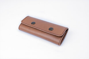 Кожаный кошелек для ключей | коричневый | Loemi цена и информация | Мужские кошельки | pigu.lt