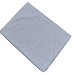Neperšlampama trikodažinė Jersey audinio paklodė su guma, pilka 90x200 cm kaina ir informacija | Paklodės | pigu.lt
