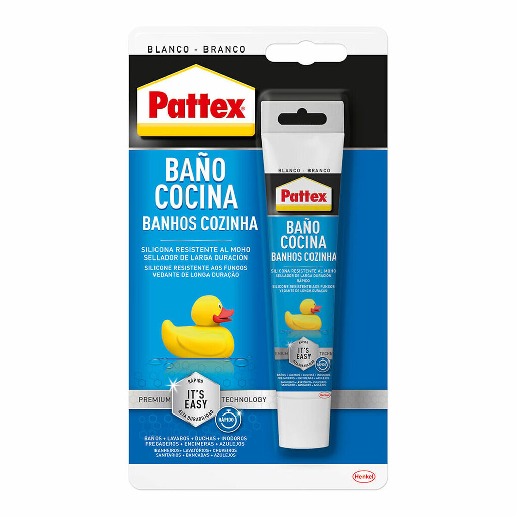 Silikoninis Pattex 50 ml цена и информация | Sandarinimo medžiagos | pigu.lt