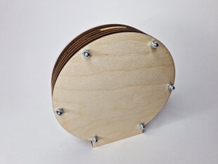 Деревянная круглая копилка с поросёнком в солнечных очках цена и информация | Оригинальные копилки | pigu.lt