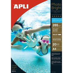 Nuotraukų popierius Apli Photobright, A4, blizgus kaina ir informacija | Kanceliarinės prekės | pigu.lt