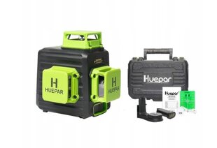 Линейный лазерный уровень Huepar 360°, 60 м, IP54 цена и информация | Механические инструменты | pigu.lt