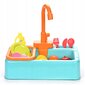 Vaikiška kriauklė su tekančiu vandeniu+ ir priedai, mėlyna kaina ir informacija | Lavinamieji žaislai | pigu.lt