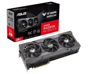 Asus TUF Gaming Radeon RX 7900 XTX OC Edition (TUF-RX7900XTX-O24G-GAMING) kaina ir informacija | Vaizdo plokštės (GPU) | pigu.lt