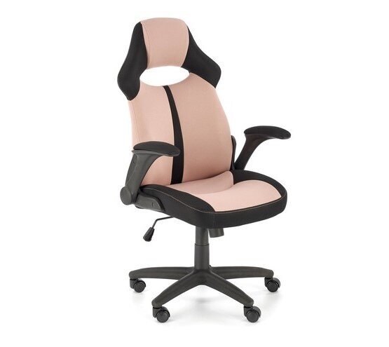 Darbo kėdė Halmar Bloom, rožinė/juoda kaina ir informacija | Biuro kėdės | pigu.lt