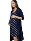 Komplektukas nėštukėms ir maitinančioms Chelsea Clark 1009_GGKR, mėlynas kaina ir informacija | Naktiniai, pižamos moterims | pigu.lt