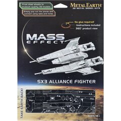 Metalinis 3D konstruktorius Metal Earth Mass Effect SX3 Alliance Fi цена и информация | Конструкторы и кубики | pigu.lt