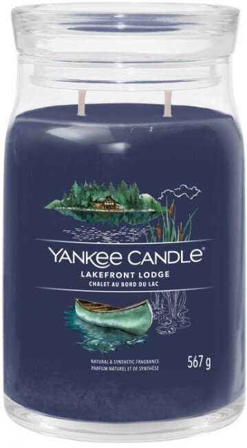 Yankee Candle kvapnioji žvakė Lakefont Lodge 567 g цена и информация | Žvakės, Žvakidės | pigu.lt