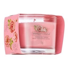 Yankee Candle Fresh Cut Roses 37 g цена и информация | Подсвечники, свечи | pigu.lt