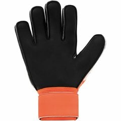 Перчатки вратаря Uhlsport Resist+ Flex Frame Оранжевый цена и информация | Перчатки вратаря | pigu.lt
