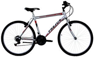 Miesto dviratis Frejus 26", pilkas kaina ir informacija | Dviračiai | pigu.lt
