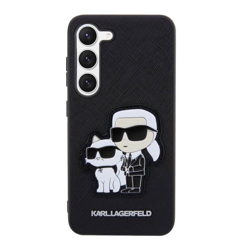 Karl Lagerfeld skirtas Samsung Galaxy S23, juodas цена и информация | Telefono dėklai | pigu.lt