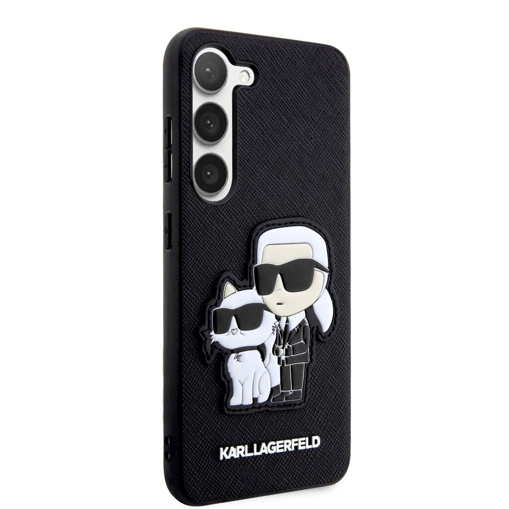 Karl Lagerfeld skirtas Samsung Galaxy S23+, juodas цена и информация | Telefono dėklai | pigu.lt