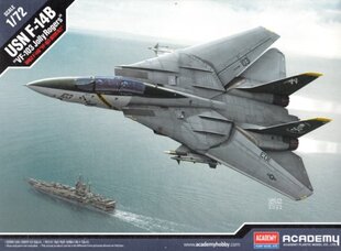 Klijuojamas Modelis Academy Hobby 12578 USN F-14B "VF-103 Jolly Rogers 1/72 цена и информация | Склеиваемые модели | pigu.lt