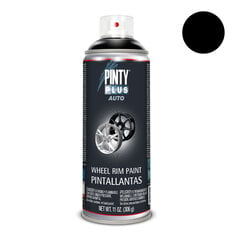 Dažai ratlankiams PintyPlus Auto, juodi, 400 ml kaina ir informacija | Autochemija | pigu.lt