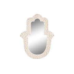 Стоящее зеркало DKD Home Decor Белый Древесина манго Деревянный MDF Cottage (51 x 6 x 182 cm) цена и информация | Зеркала | pigu.lt