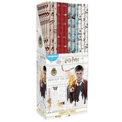 Vyniojamasis popierius Harry Potter, 0,7 x 2 m, 50 vnt. kaina ir informacija | Dovanų pakavimo priemonės | pigu.lt