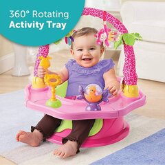 Veiklos centras - kėdutė Summer Infant 3in1, rožinė kaina ir informacija | Žaislai kūdikiams | pigu.lt
