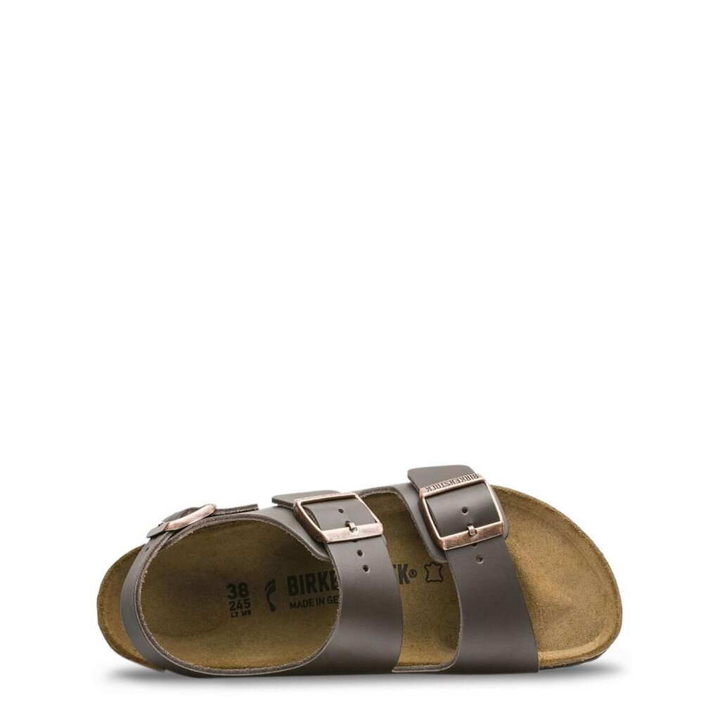 Šlepetės unisex Birkenstock, rudos kaina ir informacija | Vyriškos šlepetės, basutės | pigu.lt