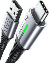 INIU кабель USB-C на USB-A, 2 м цена и информация | Кабели для телефонов | pigu.lt