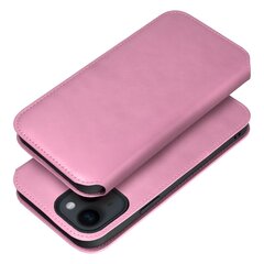 Dual Pocket Book skirtas iPhone 14 Plus, rožinis kaina ir informacija | Telefono dėklai | pigu.lt