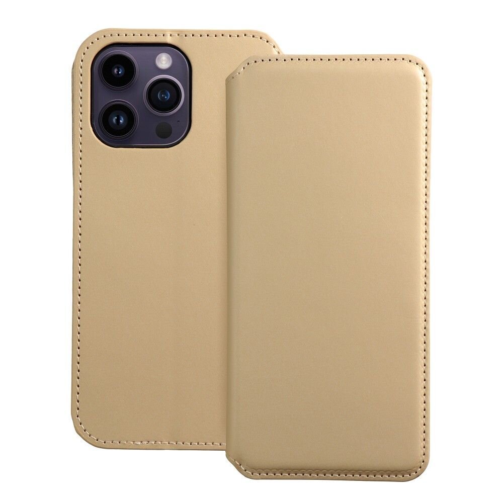 Dual pocket skirtas Iphone 14 Pro Max, auksinis kaina ir informacija | Telefono dėklai | pigu.lt