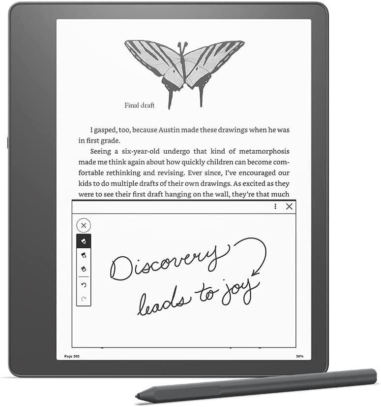 Amazon Kindle Scribe, pilka kaina ir informacija | Elektroninių knygų skaityklės | pigu.lt