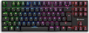 Sharkoon PureWriter TKL RGB kaina ir informacija | Klaviatūros | pigu.lt