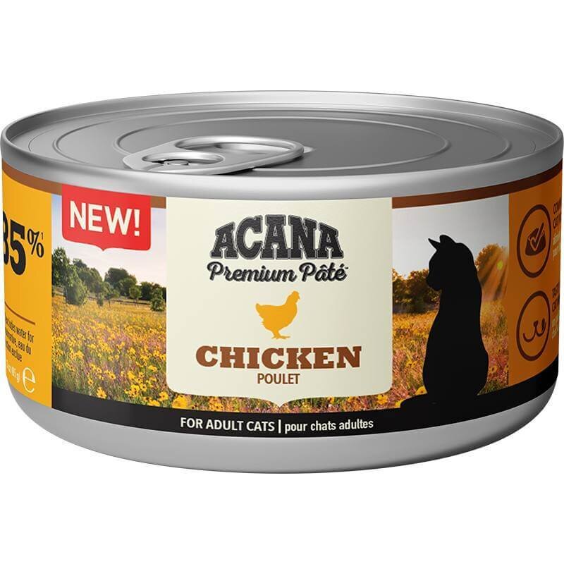 Acana Premium Pâté su vištiena, 8x85 g цена и информация | Konservai katėms | pigu.lt