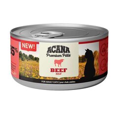 Acana Premium Pâté Beef котам с говядиной, 85 г, 8шт цена и информация | Консервы для кошек | pigu.lt