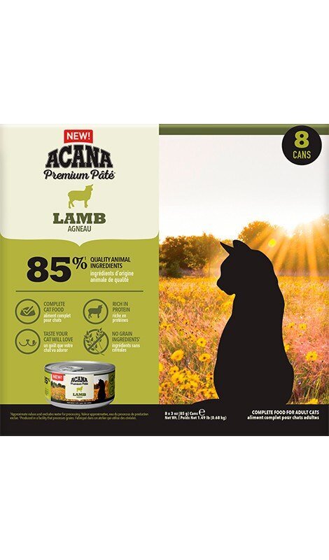 Acana Premium Pâté Lamb katėms su ėriena , 85g, 8 vnt. kaina ir informacija | Konservai katėms | pigu.lt