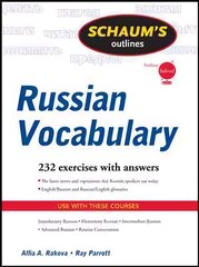 Schaum's Outline of Russian Vocabulary Revised edition цена и информация | Пособия по изучению иностранных языков | pigu.lt