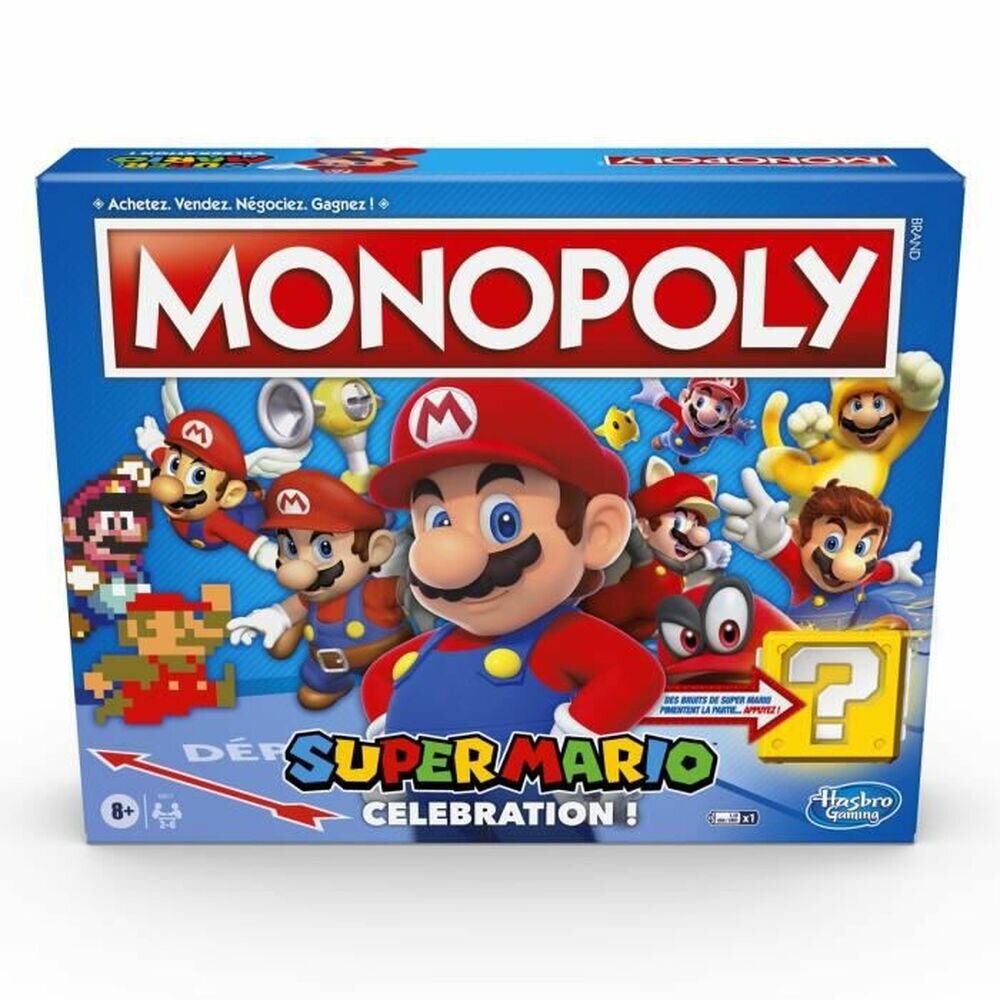 Stalo žaidimas Monopoly Super Mario Celebration, FR kaina ir informacija | Stalo žaidimai, galvosūkiai | pigu.lt