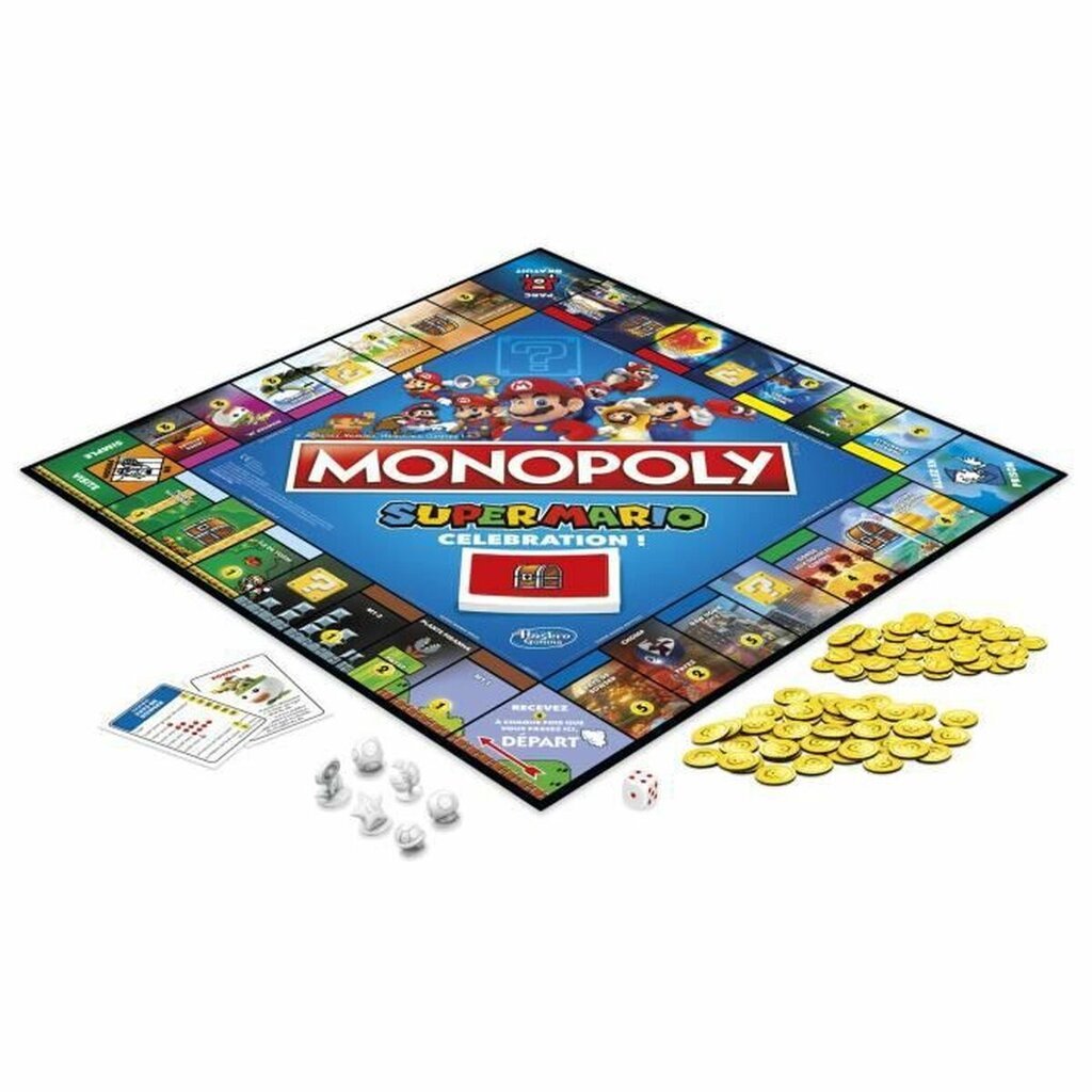 Stalo žaidimas Monopoly Super Mario Celebration, FR kaina ir informacija | Stalo žaidimai, galvosūkiai | pigu.lt