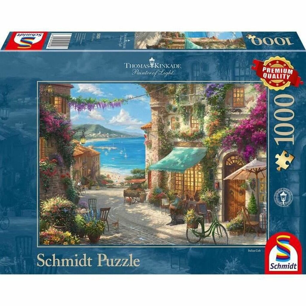 Dėlionė Italijos Rivjeroje Schmidt Spiele, 1000 d. kaina ir informacija | Dėlionės (puzzle) | pigu.lt