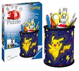 Пазл Ravensburger Pokemon 3D пенал, 54 д цена и информация | Пазлы | pigu.lt