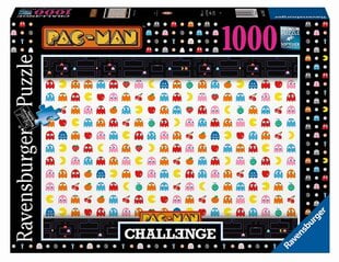 Dėlionė Ravensburger Pac-Man iššūkio galvosūkis, 1000 d kaina ir informacija | Dėlionės (puzzle) | pigu.lt