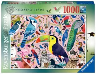 Dėlionė Ravensburger nepaprasti paukščiai, 1000 d kaina ir informacija | Dėlionės (puzzle) | pigu.lt