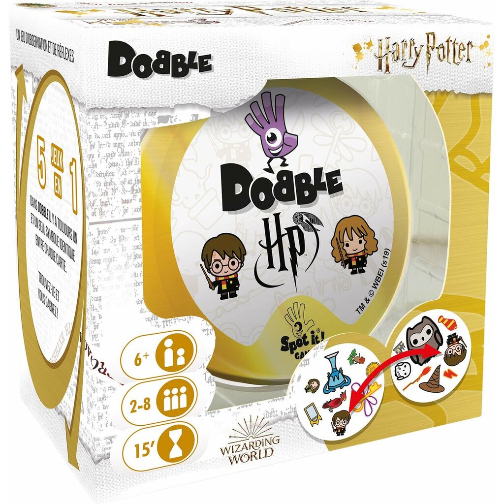 Stalo žaidimas Asmodee Dobble Harry Potter (FR) kaina ir informacija | Stalo žaidimai, galvosūkiai | pigu.lt