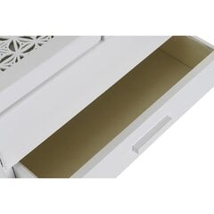 Шкатулка DKD Home Decor Стеклянный Белый Светло Pозовый Деревянный MDF 30 x 17 x 24 cm цена и информация | Детали интерьера | pigu.lt