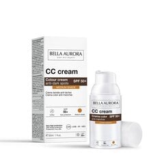 Veido kremas su spalva Bella Aurora Crema Color Spf50 + Medium Tone, 30ml kaina ir informacija | Veido kremai | pigu.lt